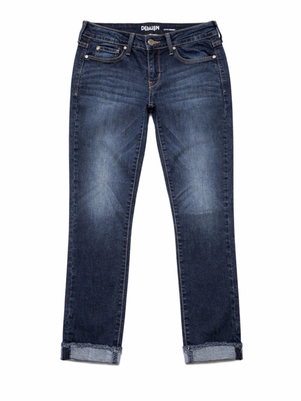 Levi's Low Rise Slim Crop Women's Dark Blue Boyfriend Jeans